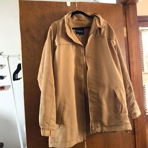 Beige Raincoat
